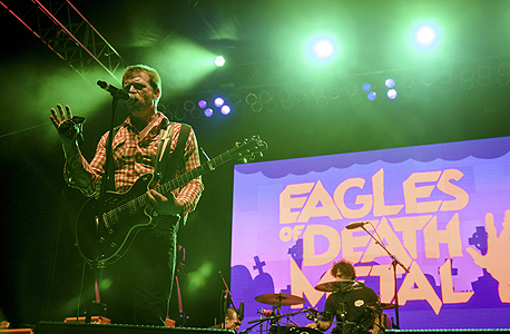 הלהקה שבהופעתה אירע הטבח Eagles of death metal, צילום: רויטרס