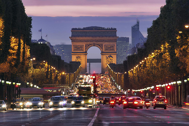 שדרת השאנז אליזה בפריז, צרפת, צילום: a-tout-temps.com