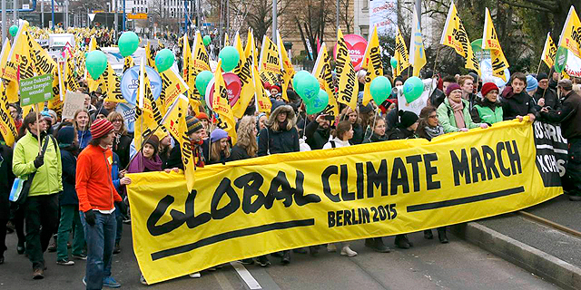 הפגנה נגד ההתחממות הגלובלית בברלין (ארכיון), צילום: רויטרס