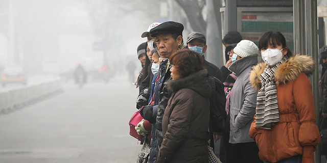 היום בבייג&#39;ינג: זיהום האוויר הגדול ביותר זה שנה 
