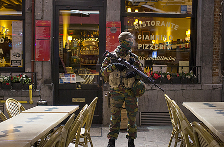 התרעות על פיגועים הביאו למצב של כוננות חירום בבריסל, בלגיה, צילום: בלומברג
