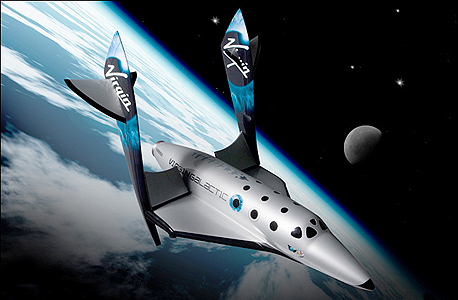 Virgin Galactic's craft (simulation). Photo: Virgin Galactic