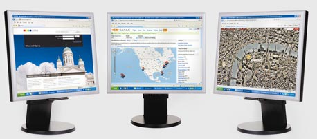 מימין לשמאל - doppler, kayak, wikimapia