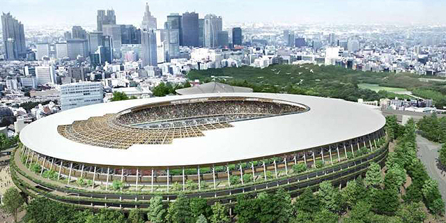 לטוקיו 2020 יש עיצוב חדש, מאופק וירוק לאצטדיון האולימפי