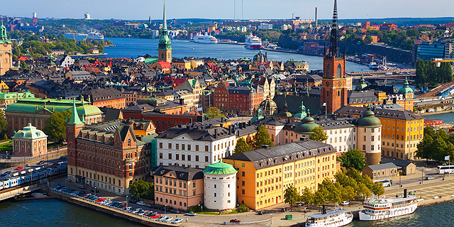 שטוקהולם, שבדיה. מחזיקי הדרכון השבדי יכולים להיכנס ל-176 מדינות ללא צורך בוויזה, צילום: שאטרסטוק
