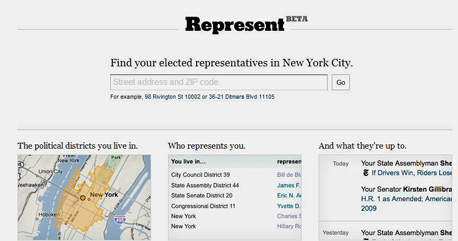 פרויקט represent של הניו יורק טיימס. גנבו את הרעיון מפייסבוק, צילום מסך: nytimes.com
