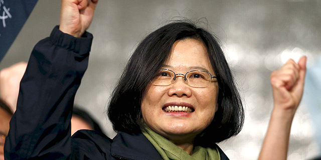 לראשונה בתולדות טייוואן: אישה תעמוד בראש המדינה
