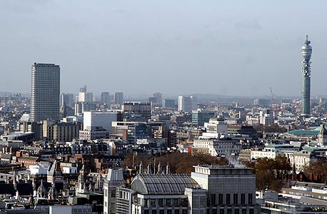 לונדון. העיר שרשמה את הירידה הגדולה ביותר בתפוסת המשרדים 