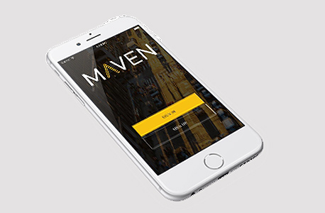 אפליקציה רכב GM מייבן maven, צילום: mavendrive