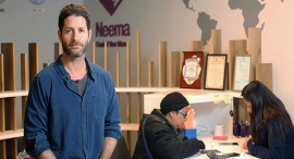 Neema CEO Barak Ben Ezer (left). Credit: Amit Sha'al