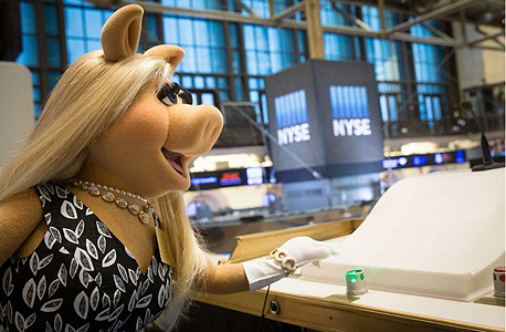 מיס פיגי בוול סטריט, צילום: NYSE