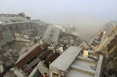 רעידת אדמה ב טייוואן 5, צילום: רויטרס
