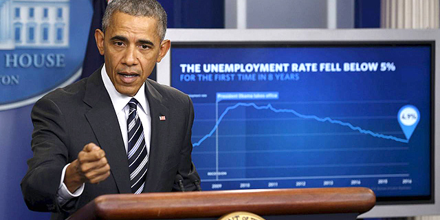 אובמה יכול לחייך: 163 אלף משרות נוספו לשוק העבודה בארה&quot;ב ביולי