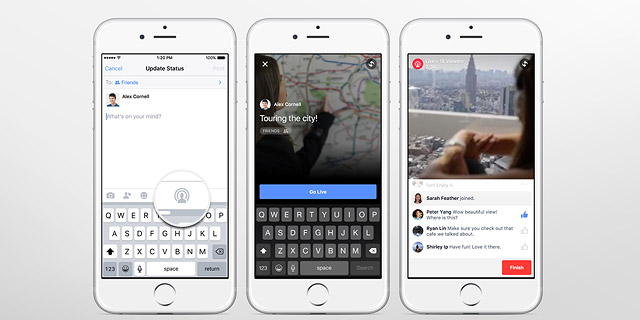 בקרוב כולנו נהפוך לכוכבי ריאליטי: הלייב וידיאו של פייסבוק מגיע לארץ