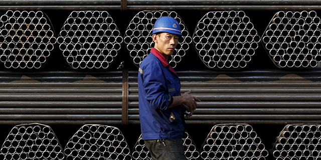 סין: ירידה מפתיעה בייצור התעשייתי בחודש אפריל
