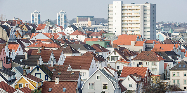 שכונת מגורים בסטוונגר, נורבגיה, צילום: בלומברג