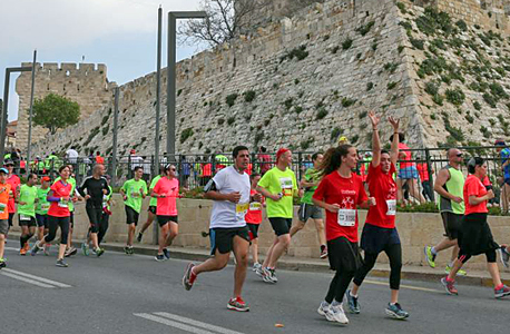 מרתון ירושלים בשנה שעברה. כ-22 אלף משתתפים השנה