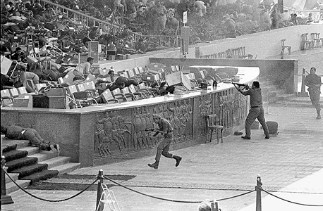 רצח נשיא מצרים אנואר סאדאת ב-1981,. מנהיג הג