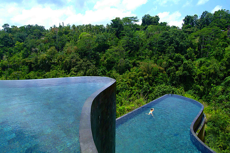 מלון אובוד הנגינג גרדנס באי באלי באינדונזיה, צילום: hanging gardens of bali