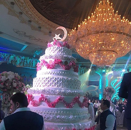 עוגת החתונה, צילום: Instagram