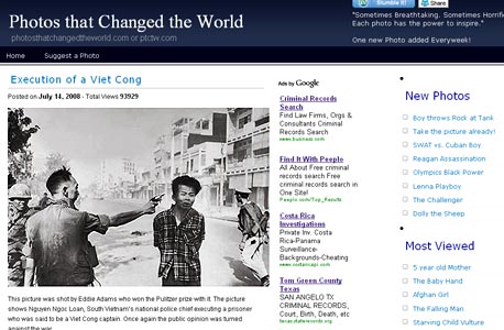 הוצאה להורג במלחמת ויטנאם. צילם: זוכה פרס פוליצר, אדי אדמס