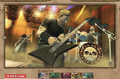 Guitar Hero: Metallica, צילום מסך: guitarhero.com