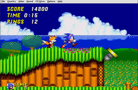 Sonic the Hedgehog 2 ב-Fusion 