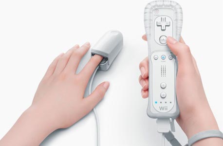 Wii Vitality Sensor של נינטנדו. מעורר פיהוקים