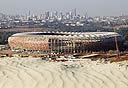 אצטדיון סוקר סיטי בדרום אפריקה. יהיה מוכן עד הקיץ הבא?, צילום: איי פי