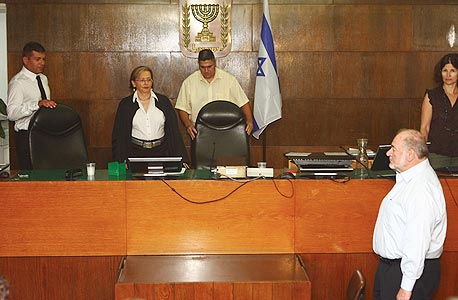 הירשזון בבית המשפט, צילום: אוראל כהן