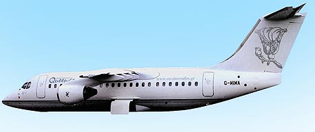 מטוס נוסעים מדגם ג'מבולינו שבבעלות קווינקו