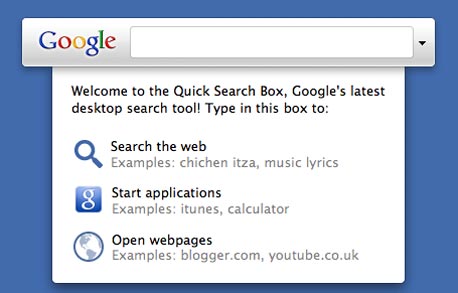Google Quick Search Box