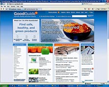 goodguide. ציונים ליותר מ-75 אלף מוצרים, צילום מסך: goodguide