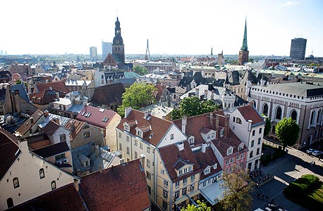 ריגה, בירת לטביה, צילום: בלומברג
