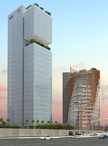 מגדל משרדים המתוכנן במתחם החרש