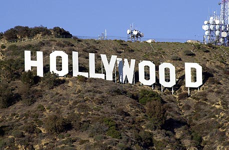 השלט בקליפורניה. הפנר: "מדובר במגדל אייפל של הוליווד", צילום: בלומברג