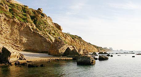 חוף אפולוניה , צילום: דרור עזרא
