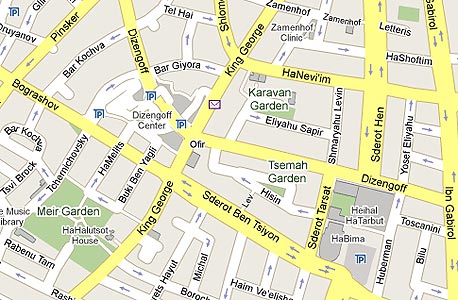 Google Maps. שיתוף פעולה עם אפל, צילום מסך