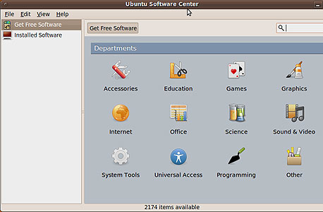 ה-Software Center החדש של אובונטו 9.10. עדיין לא "חנות יישומים"