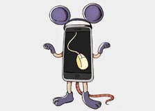 להפוך את האייפון לעכבר