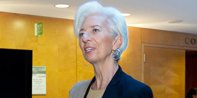 כריסטין לגארד יו"ר קרן המטבע הבינלאומית, צילום: איי פי
