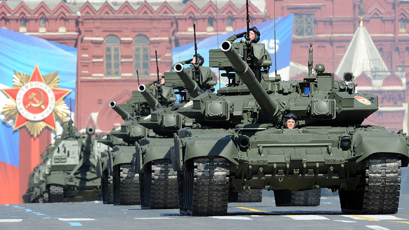 טנקים בצבא רוסיה. הציגה בשנה האחרונה את יכולתה לשלוח את כוחותיה למדינות אחרות, בהן סוריה