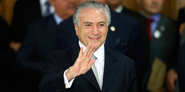 מישל טמר נשיא ברזיל , צילום: אימג