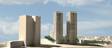 הדמיית תוכנית צומת פת ירושלים, הדמיה: משרד בריידמן אגמון אדריכלים