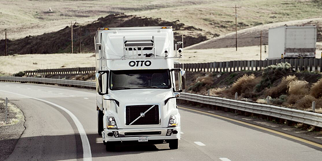 משאית ללא נהג של חברת otto, צילום: Otto