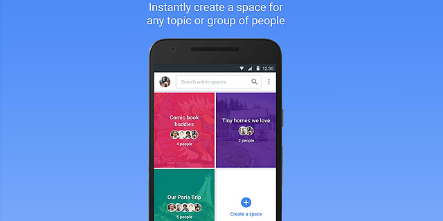 גוגל תצרף את Kifi לאפליקציית -Spaces, צילום: google spaces