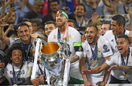ריאל מדריד חוגגת זכייה 11 בגביע האלופות ליגת האלופות