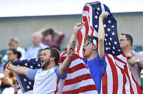 אוהדי נבחרת ארצות הברית בכדורגל, צילום: איי אף פי