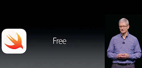 סוויפט swift אפל Apple, צילום מסך: מתוך אתר אפל