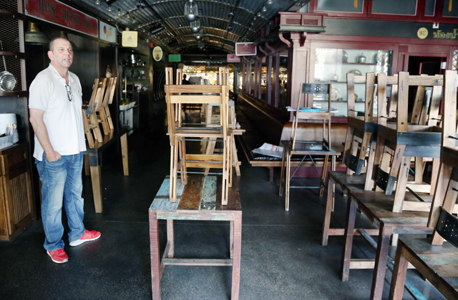 מסעדת טייגר לילי במתחם שרונה שנסגרה הבעלים , צילום: שאול גולן 